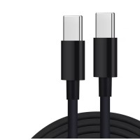 Кабель для захищених смартфонів (PD 30W) Type-C - Type-C 10mm. 1метр \ Чорний
