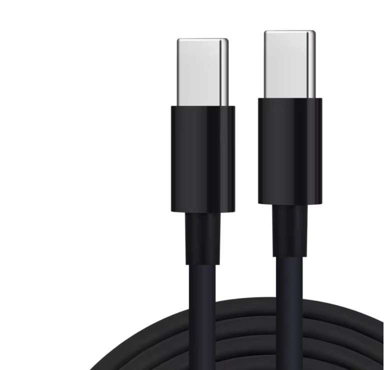 Кабель для захищених смартфонів (PD 30W) Type-C - Type-C 10mm. 1метр \ Чорний