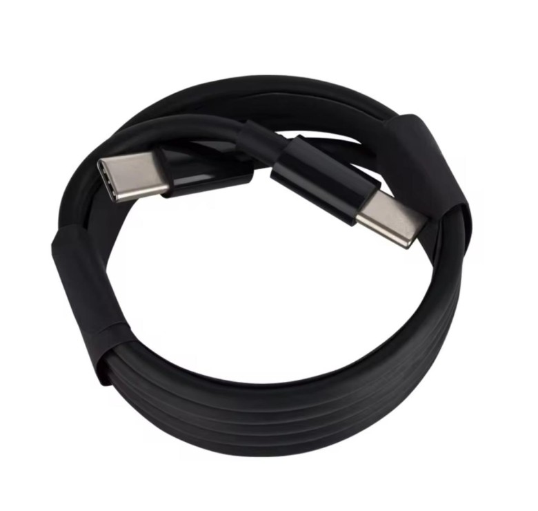 Кабель для захищених смартфонів (PD 30W) Type-C - Type-C 10mm. 1метр \ Чорний