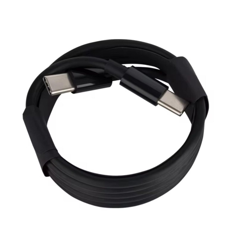 Кабель для защищенных смартфонов (PD 30W) Type-C - Type-C 10mm. 1метр \ Черный