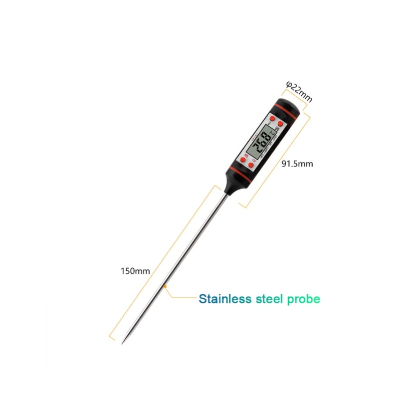 Термометр електронний кухонний TP101 з кулінарним щупом
