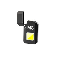 Запальничка спіральна 6002 M8 з LED-ліхтариком / Чорна