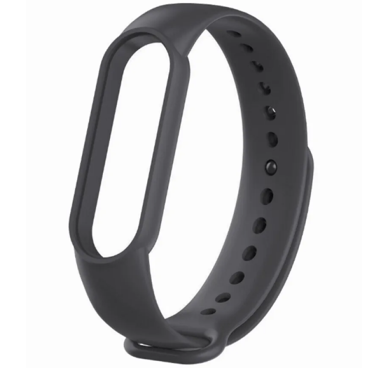 Ремінець на розумний браслет Xiaomi Mi Band 5/6 / Темно сірий