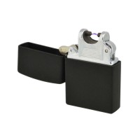 Электроимпульсная зажигалка USB 215 дуговая / Черная