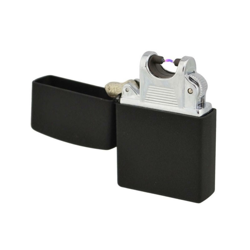 Електроімпульсна запальничка USB 215 дугова / Чорна