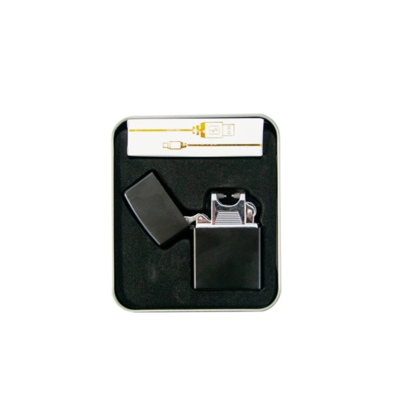 Електроімпульсна запальничка USB 215 дугова / Чорна