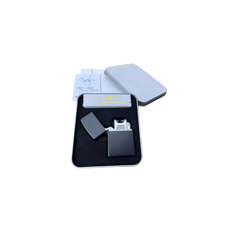 Електроімпульсна запальничка USB 215 дугова / Чорна