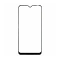 Закаленное защитное стекло на Oppo A12s / Черная рамка