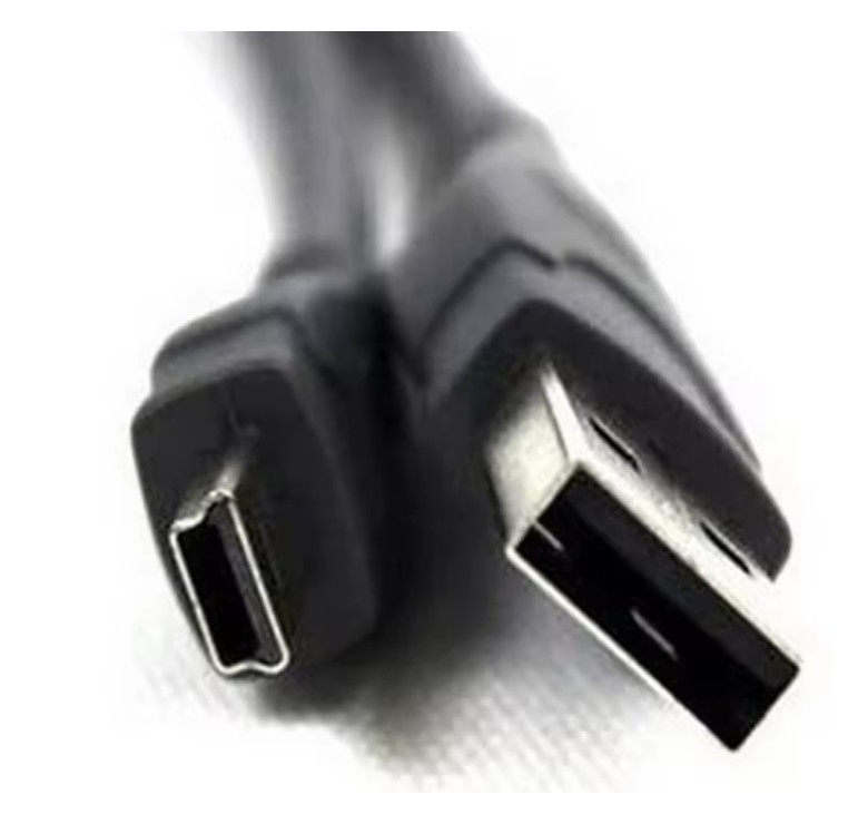 Кабель Mini - USB для плеєрів, колонок, відеореєстраторів / 2 метра / Чорний