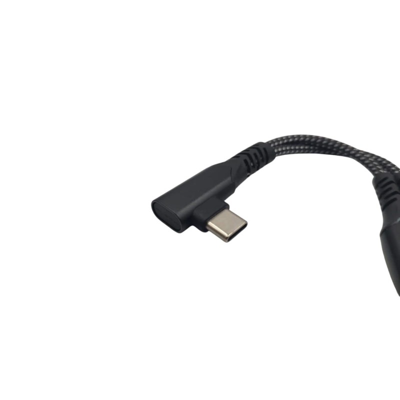 Переходник кутовой 2в1 Type-C - AUX 3.5 mm + Type-C для Ipad Air (2024), Ipad Pro (2024) \ Быстрая зарядка