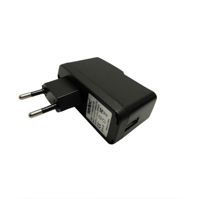 Сетевое зарядное устройство Sertec ST-T1 для Nokia 5V 2A (2 mm.) / Sertec ST-T1 / Черное