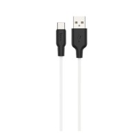 ﻿Кабель USB Hoco X21 Silicone Type - C \ 1 метр \ Білий