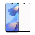 Защитное стекло на Oppо A54S / Черная рамка
