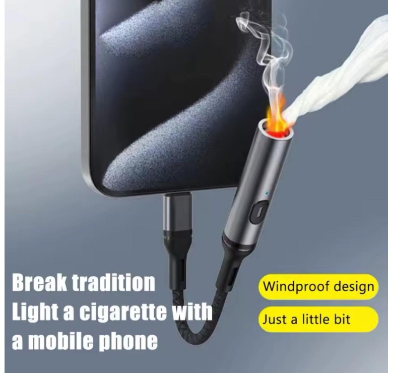 Переходник Type-c - Прикуриватель для lphone 15, lphone16