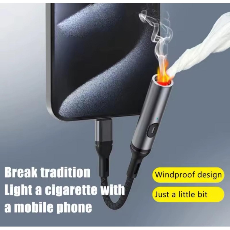 Переходник Type-c - Прикуриватель для lphone 15, lphone16