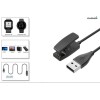 USB кабель для зарядки Garmin Forerunner 235/735XT/630/645/230. / 1м. / Черный