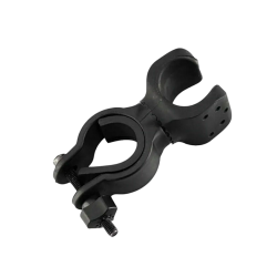 Держатель для фонарика на руль велосипеда / Черный