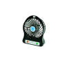 Міні вентилятор акумуляторний Mini Fan USB / Чорний