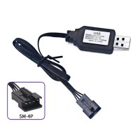 Кабель USB 7.4 вольт (4 контакти) для машинки на пульту