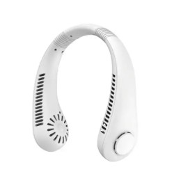 Вентилятор Neck портативний на шию, акумуляторний.\ Білий