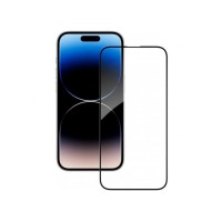 Закаленное стекло на  Iphone 14 / Полное покритие /  Черная рамка