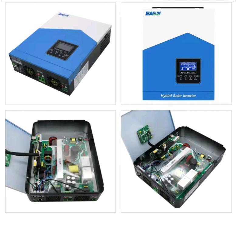 Гибридный солнечный инвертор EASUN с Wi-Fi для аумулятора 12V/1.8 KW/2000W