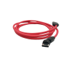 Магнитный кабель USLION 2 в 1 / Type-C - USB / 540 градусов / Круглый / 100 см. / Красный