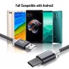 Кабель для захищених смартфонів USB - Type-C 10 mm. 1 метр / Сірий