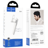 Гарнитура Bluetooth Hoco E61 / Белый