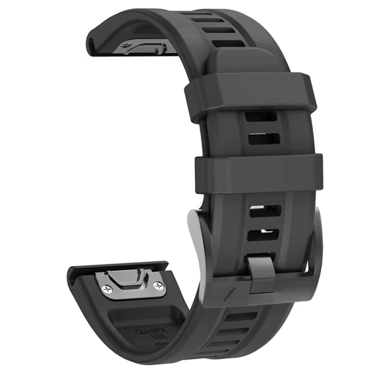 Ремешок 26 мм. для часов Garmin Quatix 7X, 7Pro, 7X (51mm), Enduro \ Черный
