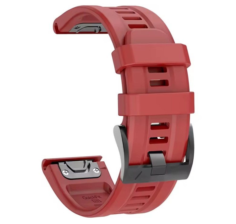 Ремінець 26 мм. для годинників Garmin Quatix 7X, 7Pro, 7X (51mm), Enduro \ Червоний