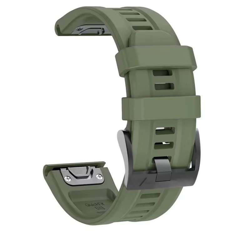 Ремінець 26 мм. для годинників Garmin Quatix 7X, 7Pro, 7X (51mm), Enduro \ Зелений
