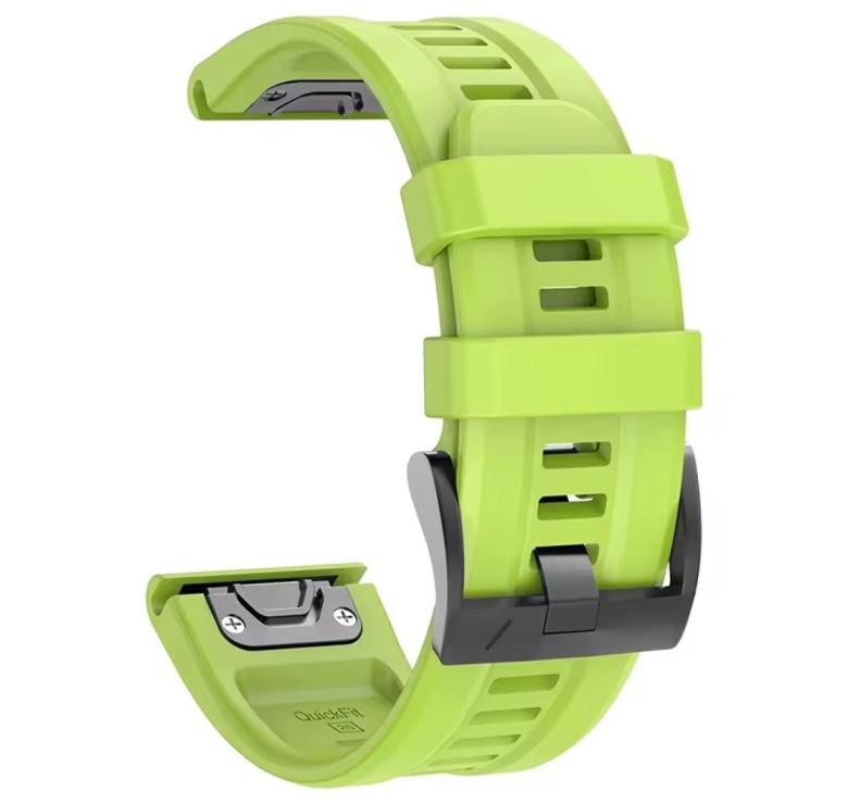 Ремешок 26 мм. для часов Garmin Quatix 7X, 7Pro, 7X (51mm), Enduro \ Салатовый