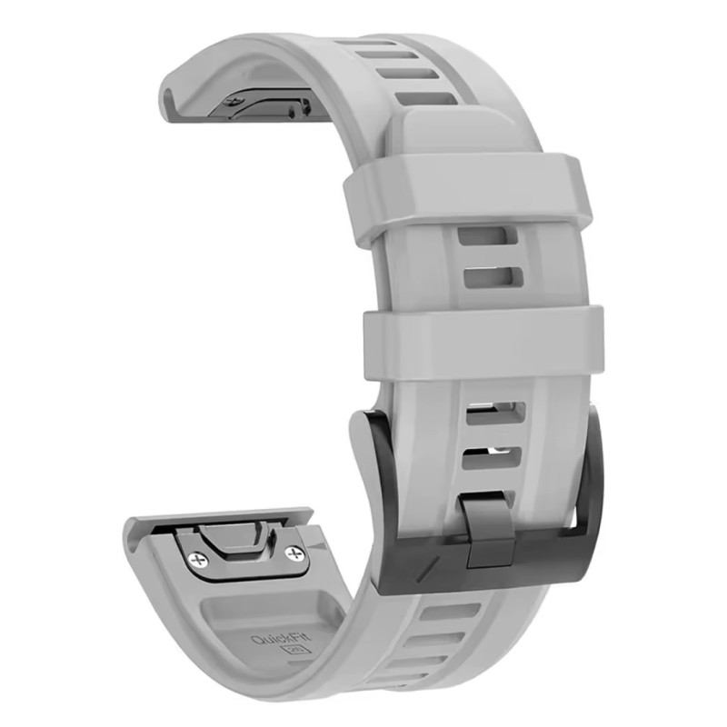 Ремінець 26 мм. для годинника Garmin Quatix 7X, 7Pro, 7X (51mm), Enduro \ Світло - Сірий