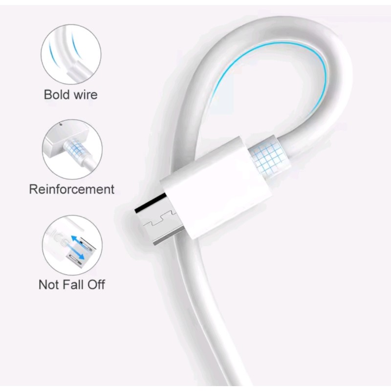 Кабель Micro - USB для смартфонів \ 1,3 метра \ Білий