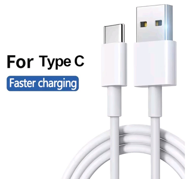 Кабель Type-c - USB для быстрой зарядки смартфонов \ 1,3 метра \ Белый