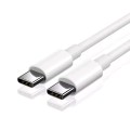 Кабель Type-c - Type-c для быстрой зарядки PD 6А смартфонов \ 1,3 метра \ Белый