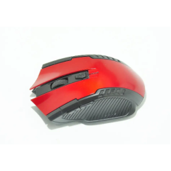 Беспроводная мышка Wireless Mouse G-698 / Компьютерная мышка беспроводная 2.4GHz / Черный + Красный