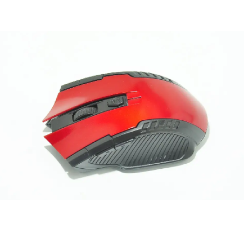 Беспроводная мышка Wireless Mouse G-698 / Компьютерная мышка беспроводная 2.4GHz / Черный + Красный
