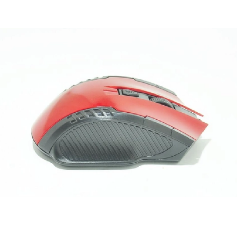 Беспроводная мышка Wireless Mouse G-698 / Компьютерная мышка беспроводная 2.4GHz / Черный + Красный