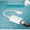 USB Кабель OTG Type C 2.0 Білий