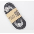 Micro USB кабель для захищених телефонів/8 mm. / Чорний