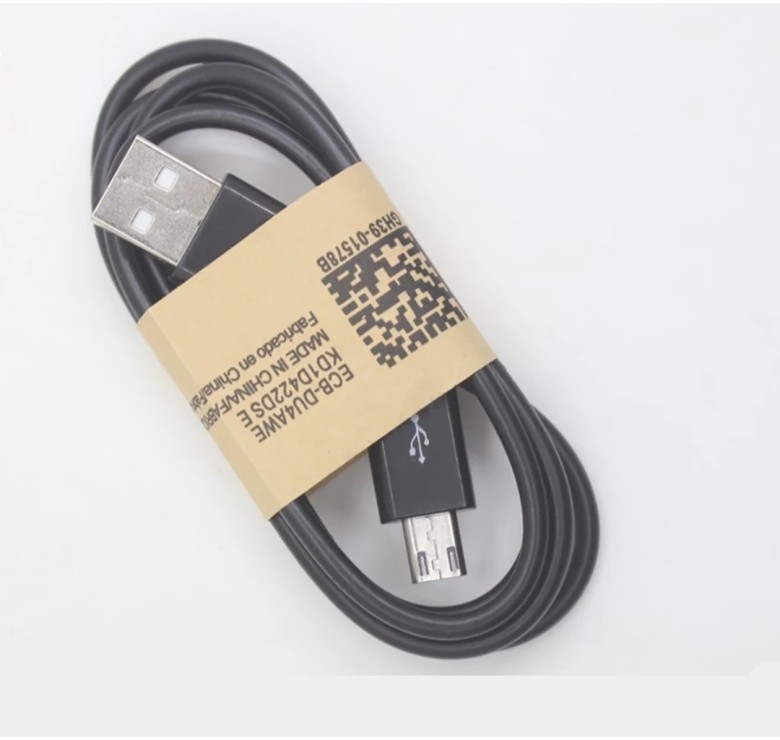 Micro USB кабель для захищених телефонів/8 mm. / Чорний