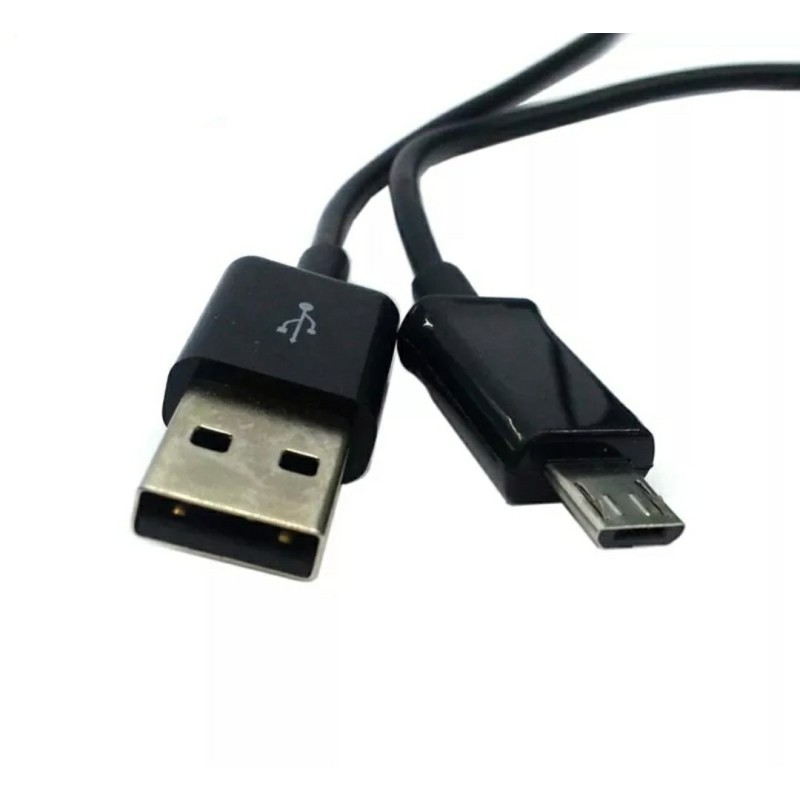 Micro USB кабель для захищених телефонів/8 mm. / Чорний