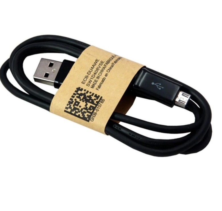Micro USB кабель для телефонів 80 см. Чорний