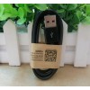 Micro USB кабель для телефонів 80 см. Чорний
