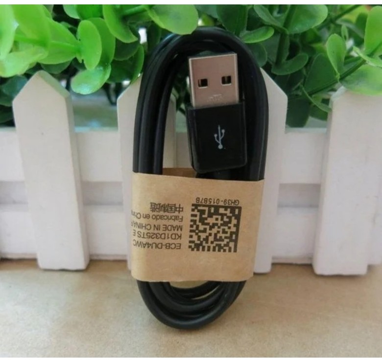 Micro USB кабель для телефонів 80 см. Чорний