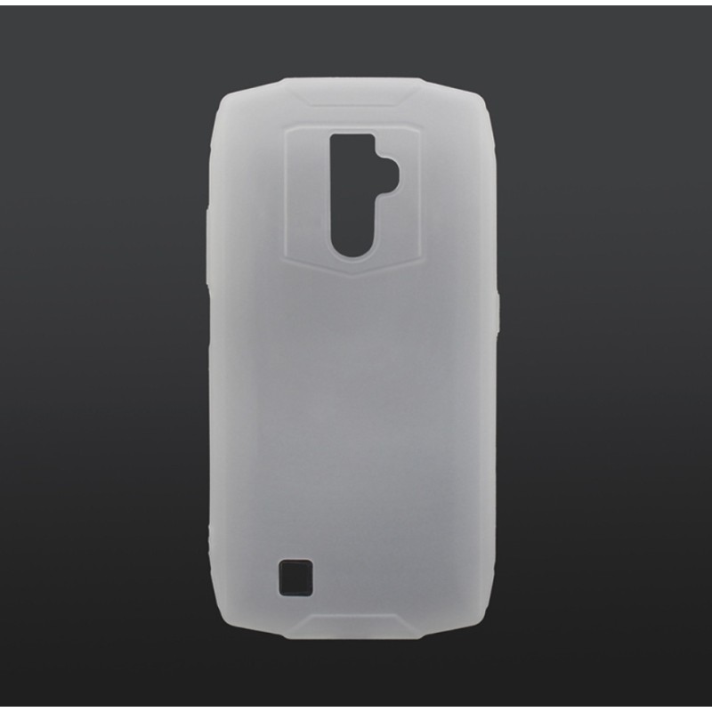 Силіконова накладка (бампер) для смартфона Blackview BV6800 Білий матовий