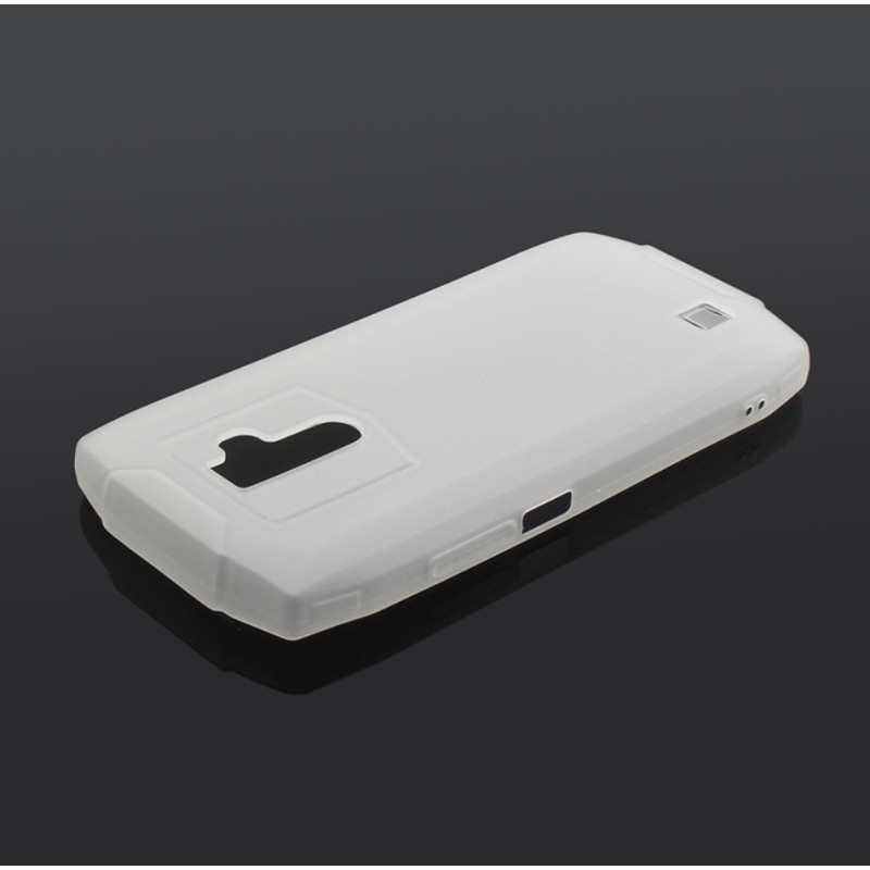 Силіконова накладка (бампер) для смартфона Blackview BV6800 Білий матовий