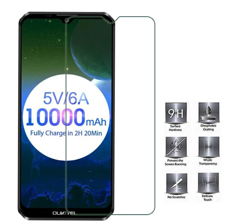 Загартоване захисне скло на Oukitel K12